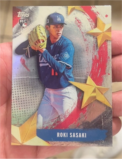 2023 Topps #RC Roki Sasaki — front