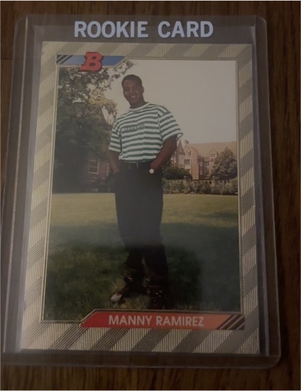 1993 Bowman #548 Manny Ramirez — front