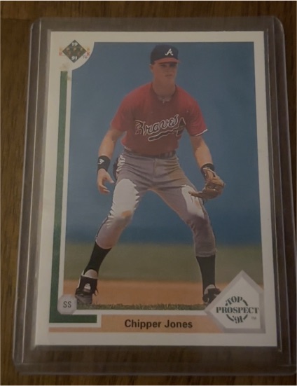 1991 Topps #661 Chipper Jones — front