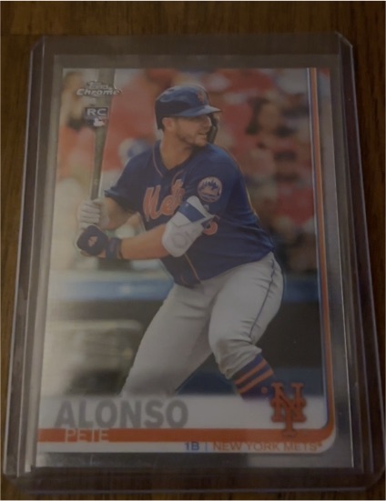 2019 Topps Chrome #150 Pete Alonso — front