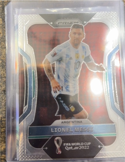 2022 Panini Prizm FIFA World Cup #ARG-10 Lionel Messi — front