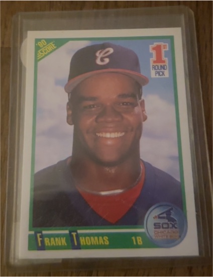1990 Score #1 Frank Thomas — front