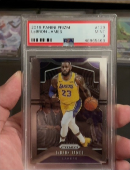 2019 Panini Prizm #129 LeBron James — front