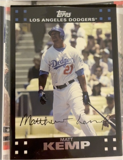 2007 Topps Heritage Minor League #HMW-21 Matt Kemp — front