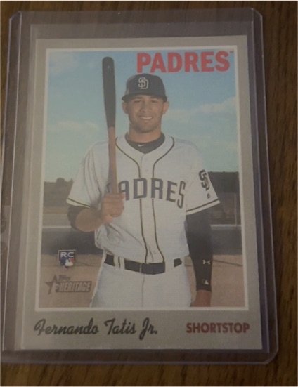 2019 Topps Heritage #150 Fernando Tatis Jr. — front