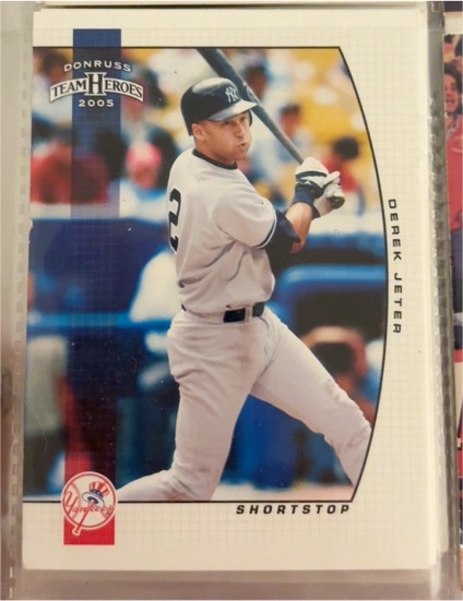 2005 Donruss Team Heroes Derek Jeter — front