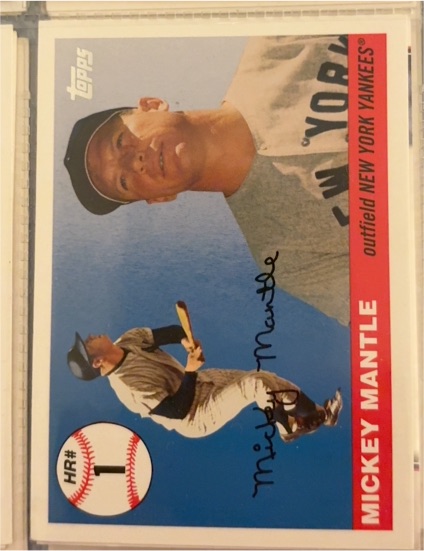 1961 Topps #350 Mickey Mantle — front
