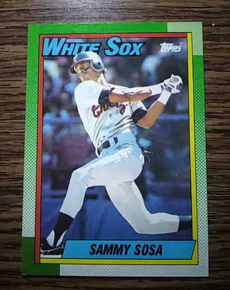 1989 Topps #548 Sammy Sosa — front