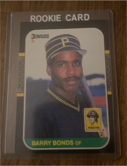 1986 Donruss #348 Barry Bonds — front