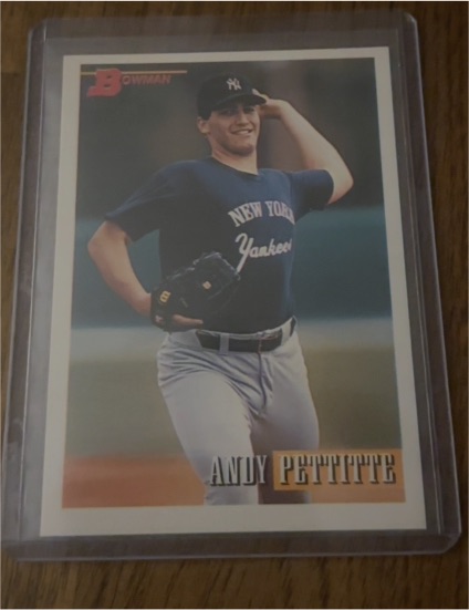 1990 Bowman #350 Andy Pettitte — front