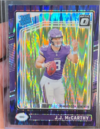 2022 Donruss Optic Rated Rookie #8 J.J. McCarthy — front
