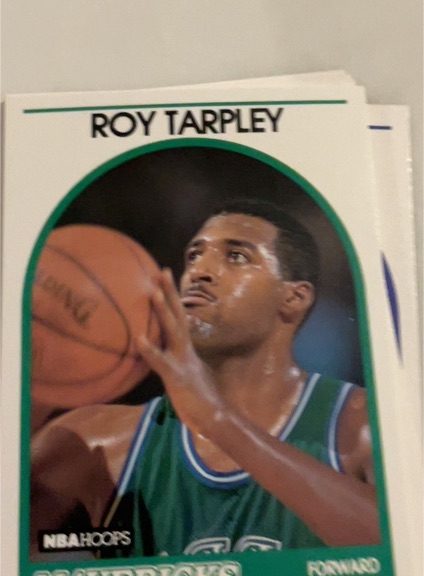 1990 NBA Hoops Roy Tarpley — front