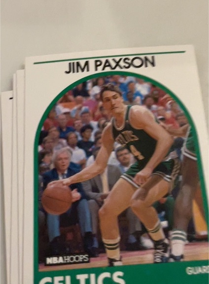 1990 NBA Hoops #4 Jim Paxson — front