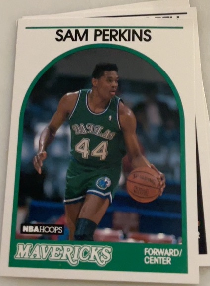 1990 NBA Hoops #44 Sam Perkins — front