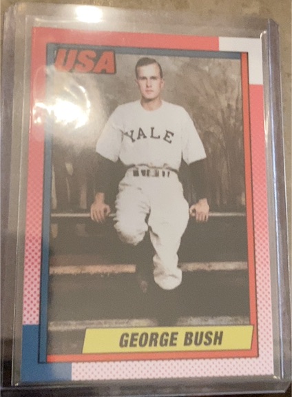 1989 USA Baseball George Bush — front