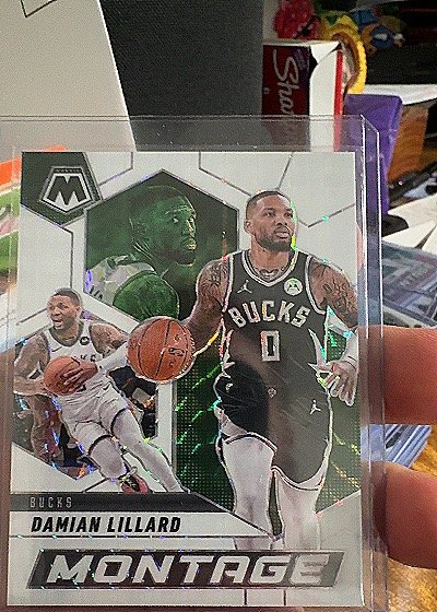 2024-25 Panini Mosaic #14 Damian Lillard — front