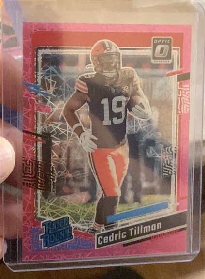 2022 Donruss Optic Rated Rookie #19 Cedric Tillman — front