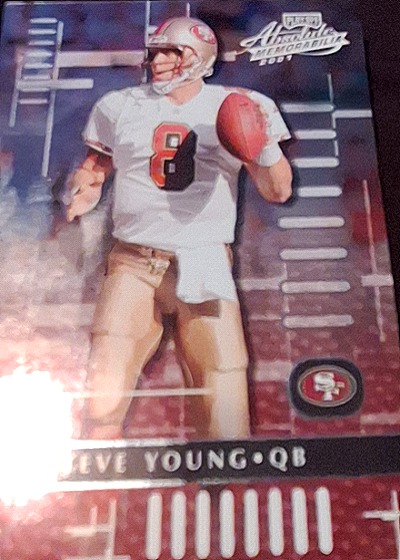 2000 Upper Deck Absolute Memorabilia #8 Steve Young — front