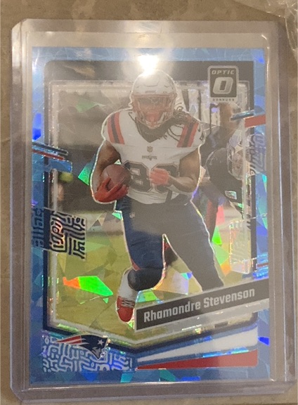 2023 Donruss Optic #131 Rhamondre Stevenson — front