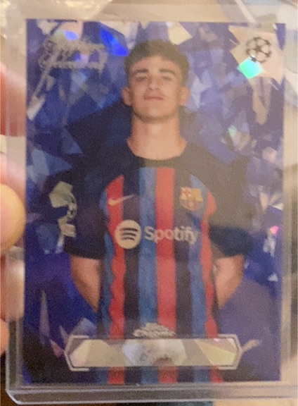 2023 Topps Chrome FC Barcelona #72 Gavi — front