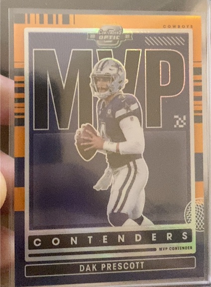 2021 Panini Contenders Optic MVP Contenders #MVP-DPR Dak Prescott — front