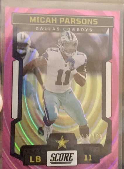 2023 Panini Score #11 Micah Parsons — front