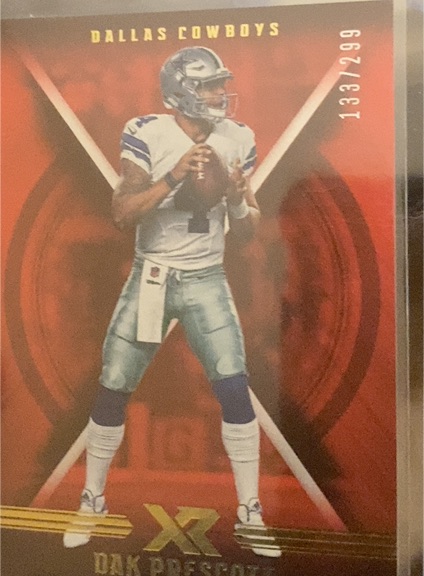 2017 Panini XR #133 Dak Prescott — front