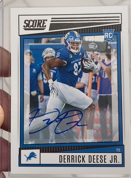 2022 Panini Score #376 Derrick Deese Jr. — front