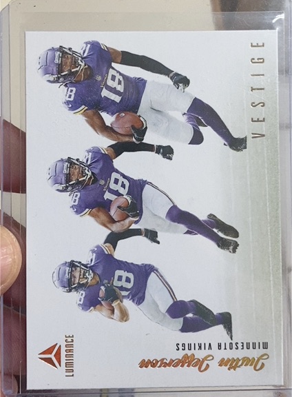 2022 Panini Luminance Vestige #VST-JJE Justin Jefferson — front