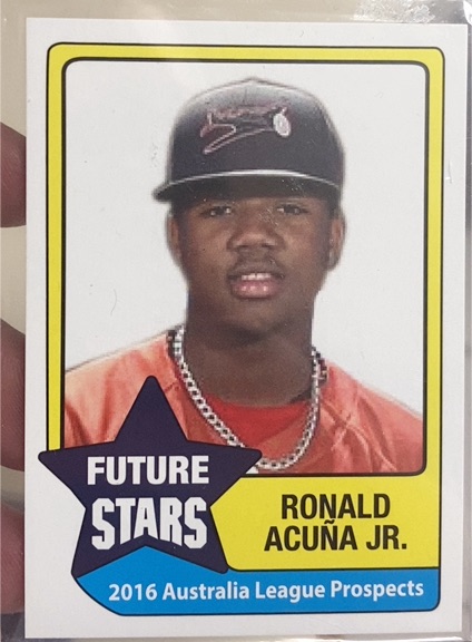 2016 Australian League Prospects Ronald Acuña Jr. — front