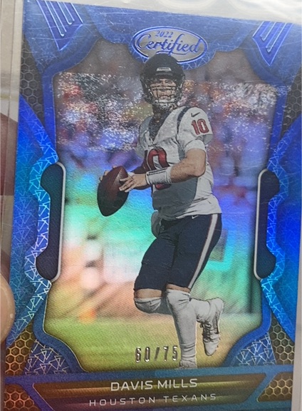 2022 Panini Certified #60/75 Davis Mills — front