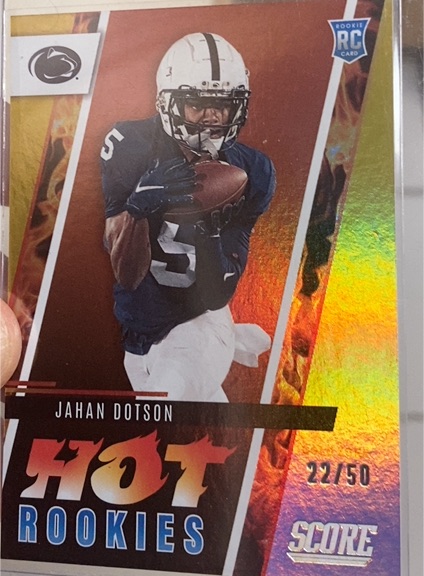 2022 Panini Score Hot Rookies #HR11 Jahan Dotson — front