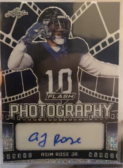 2021 Leaf Flash Flash Photography Auto Purple #FPARJ Asim Rose Jr — front