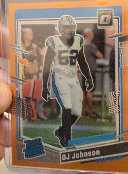 2023 Donruss Optic #214 D.J. Johnson — front