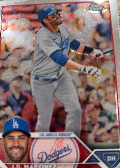 2023 Topps #205 J.D. Martinez — front