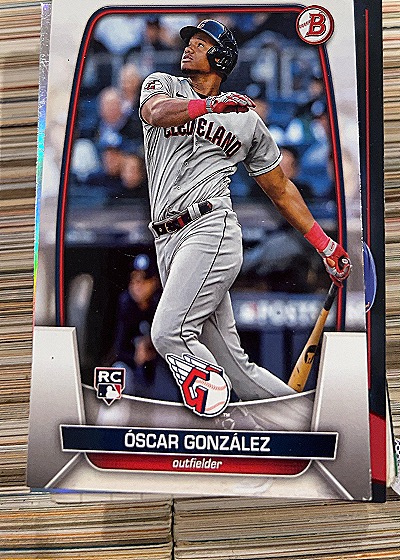 2023 Bowman #62 Óscar González — front