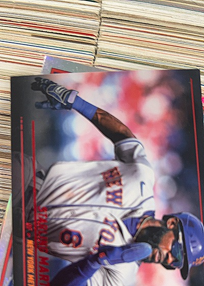 2015 Topps High Tek Spiral Pattern 2 Spiral/Dots Starling Marte #HT-SME — front