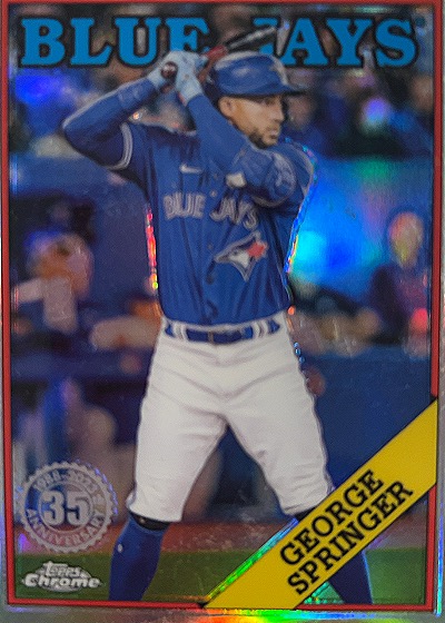 2023 Topps Chrome #88BC-19 George Springer — front