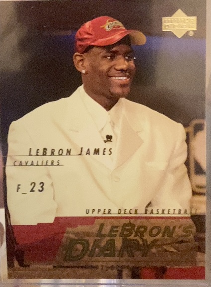 2003-04 Upper Deck LeBron's Diary #LJ5 LeBron James — front