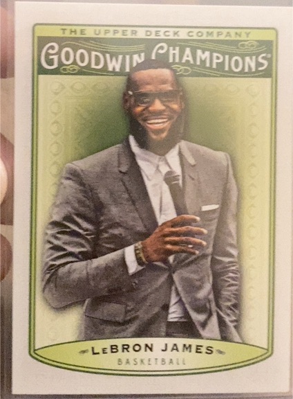2019 Upper Deck Goodwin Champions #50 LeBron James — front
