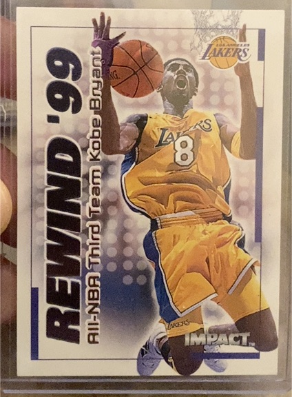 1999-00 Skybox Impact Rewind '99 #28RN Kobe Bryant — front