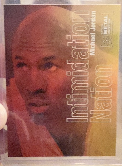 2021 Skybox Metal Universe Champions #IN-1 Michael Jordan — front