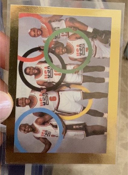 1992 Beckett Basketball Monthly #24 USA Olympic Dream Team — front