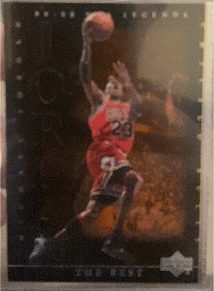 1999-00 Upper Deck NBA Legends #81 Michael Jordan The Best — front