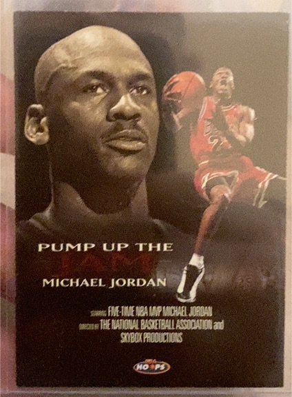 1998-99 Skybox Hoops #5PJ Michael Jordan Pump Up The Jam — front