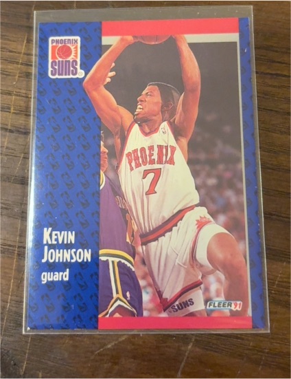 1991-92 Fleer #161 Kevin Johnson — front