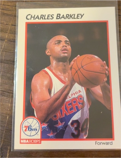 1991-92 NBA Hoops McDonald's #30 Charles Barkley — front