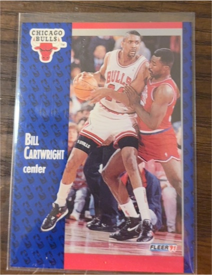 1991-92 Fleer #26 Bill Cartwright — front