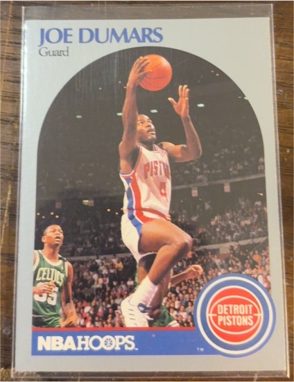 1990-91 NBA Hoops #103 Joe Dumars — front