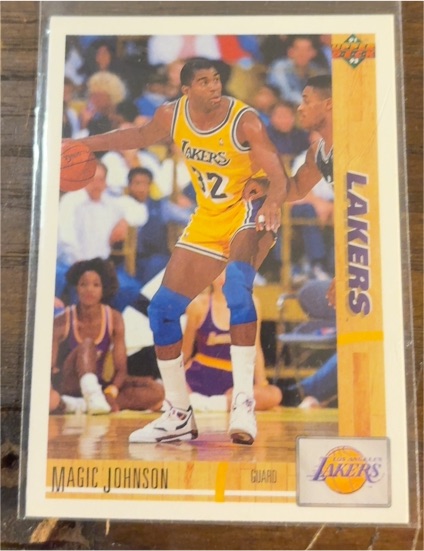 1991-92 Upper Deck #45 Magic Johnson — front